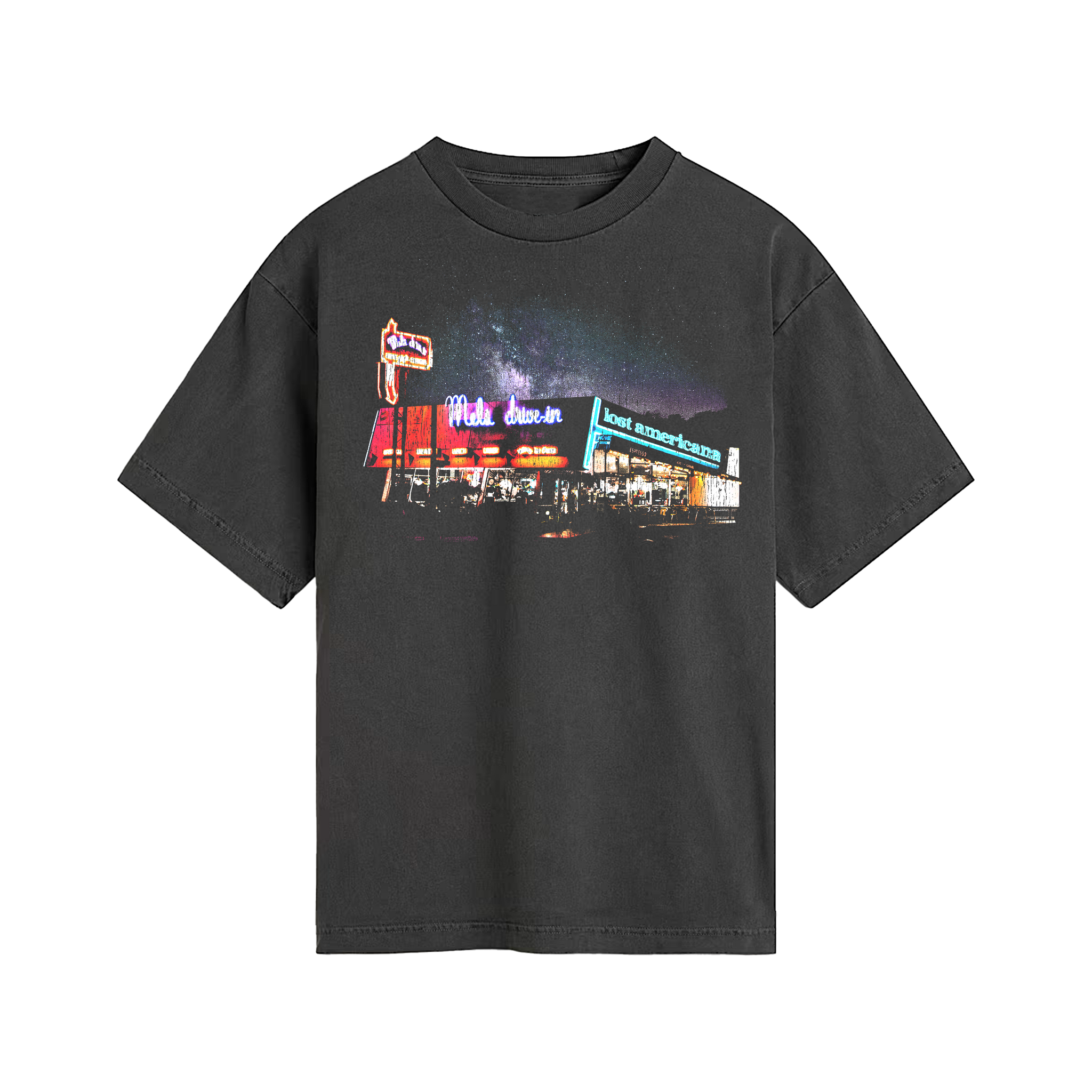 Universal Studios Mel's Drive-In Tシャツ SM メルズ ドライブイン Mel's DRIVE-IN 別注 半袖 ペーパーバッグT