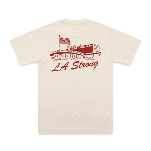 Mel’s “LA STRONG” Shirt