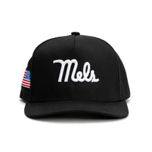 Load image into Gallery viewer, Mel&#39;s &quot;American Routes&quot; Cap (Black)